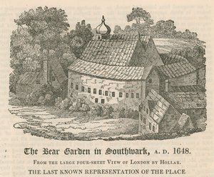 Bjørnehagen i Southwark, 1648 e.Kr av English School