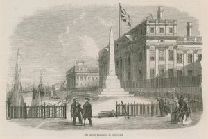 Bellot-minnesmerket i Greenwich, London av English School