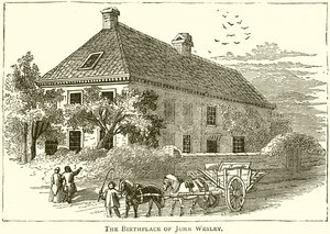 Fødestedet til John Wesley av English School