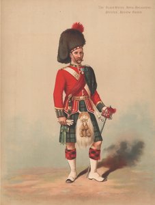 The Black Watch, Royal Highlanders, Officer, Review Order av English School