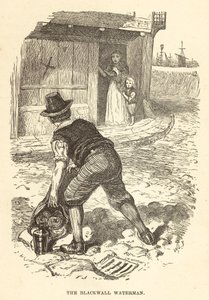 The Blackwall vannmannen (gravering) av English School