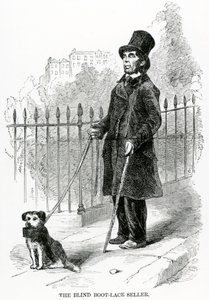 The Blind Boot-Lace Selger, ca. 1840 av English School