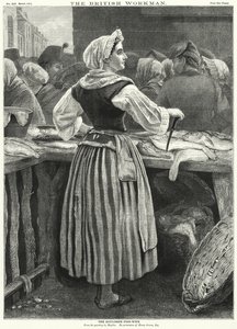 Boulogne Fish-Wife (gravering) av English School