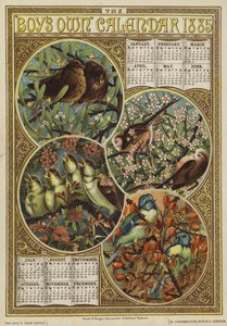 The Boys Own Calendar 1885 av English School