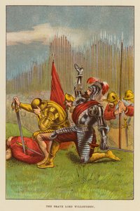The Brave Lord Willoughby (farge litho) av English School