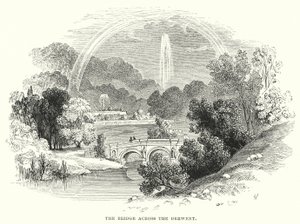 Broen over Derwent (gravering) av English School