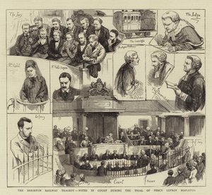Brighton Railway Tragedy, notater i retten under rettssaken mot Percy Lefroy Mapleton av English School