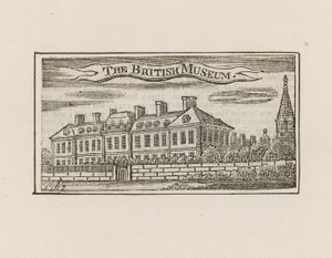 British Museum i Montague House av English School