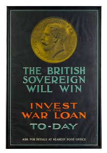 The British Sovereign Will Win, WWI-krigslånsplakat av English School