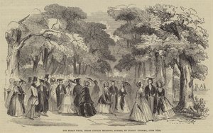 The Broad Walk, Christ Church Meadows, Oxford, søndag kveld av English School