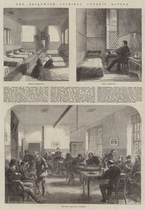 The Broadmoor Criminal Lunatic Asylum (gravering) av English School