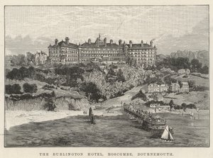 The Burlington Hotel, Boscombe, Bournemouth (gravering) av English School