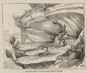 The Cave-Dwellers of the Vezere (gravering) av English School