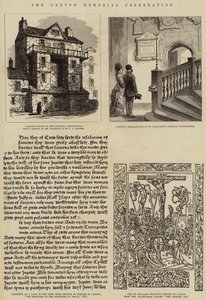 Die Caxton-Gedenkfeier (Gravur)