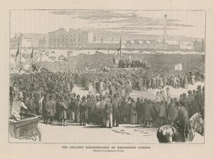 Chartist-demonstrasjonen på Kennington Common av English School