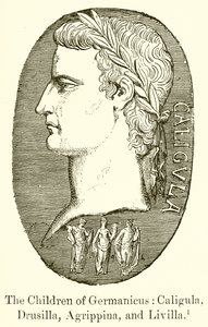 Germanicus barn: Caligula, Drusilla, Agrippina og Livilla av English School