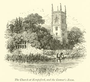 Die Kirche in Kempsford und das Kanonierzimmer