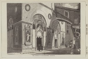 Or-sanmichele-kirken, Firenze (gravering) av English School