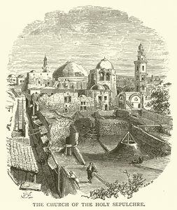 Den hellige gravs kirke (gravering) av English School