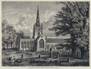 Die Kirche der Heiligen Dreifaltigkeit, Stratford-upon-Avon, Nordseite von English School