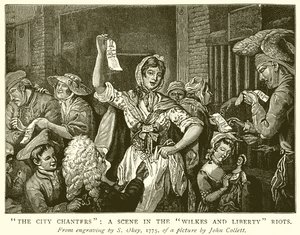 The City Chanters: A Scene in the Wilkes and Liberty Riots av English School