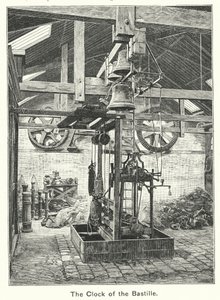 Bastillens klokke (gravering) av English School
