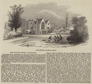 College School, Gloucester (gravering) av English School