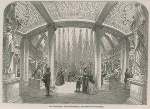 Colosseum - Glyptotheca, eller skulpturmuseet (gravering) av English School