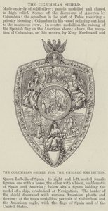 The Columbian Shield for Chicago Exhibition (gravering) av English School