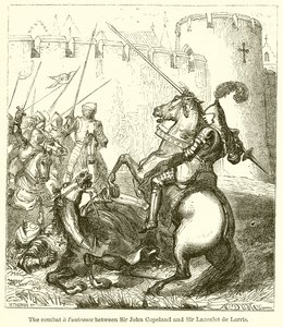 Combat & Foutrance mellom Sir John Copeland og Sir Lancelot de Lorris