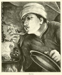 The Cook (gravering) av English School