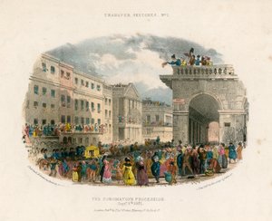 Kroningsprosesjonen, 8. september 1831 av English School