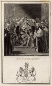 Kroningen av Hans Majestet George III av English School