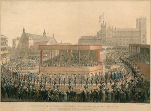 Kroningsprosesjonen til Hans Majestet Kong George IV, 19. juli 1821 av English School