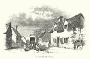 The Cottage at Elstow (gravering) av English School