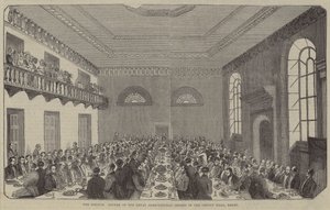 Rådsmiddagen, Royal Agricultural Society, County Hall, Derby av English School
