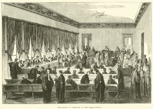Kassasjonsdomstolen ved Palais Royal, mai 1871 av English School