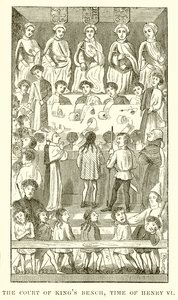 The Court of Kings Bench, Henry VIs tid av English School