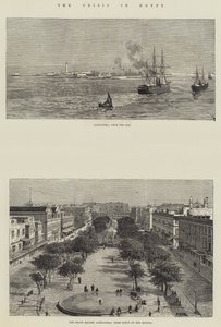 Krisen i Egypt (gravering) av English School