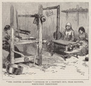 "The Crofter Question", Interiør i en Crofter