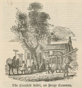 The Crooked Billet på Penge Common, London av English School
