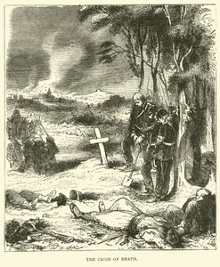 Dødens kors, september 1870 av English School