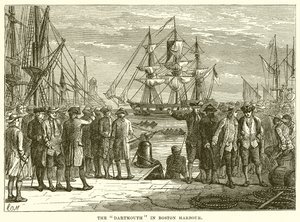 Dartmouth i Boston Harbor av English School