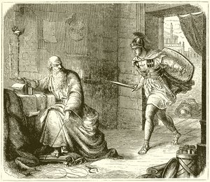 Arkimedes død av English School