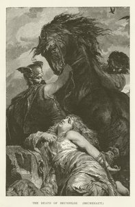 Brunhildes død, (Brunehaut) av English School