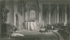 Cæsars død, Julius Cæsar av English School