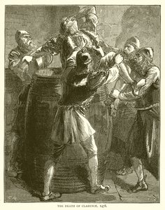 Clarences død, 1478 av English School