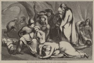 The Death of Lear, av Pickersgill, fra den nylige tegneserieutstillingen av English School