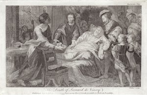Leonardo da Vincis død av English School