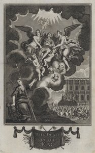Kongens død (gravering) av English School